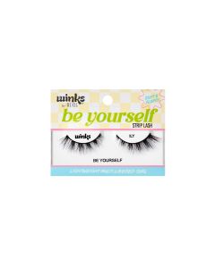 Front side of Winks Be Yourself Lashes ILY