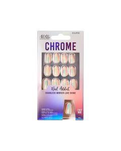 Front side of packaging for Ardell Nail Addict Chrome Eclipse