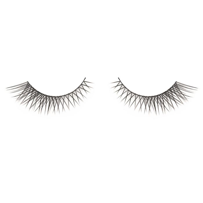 Pair of Ardell Edgy Lash 403 false lashes side by side featuring clustered lash fibers