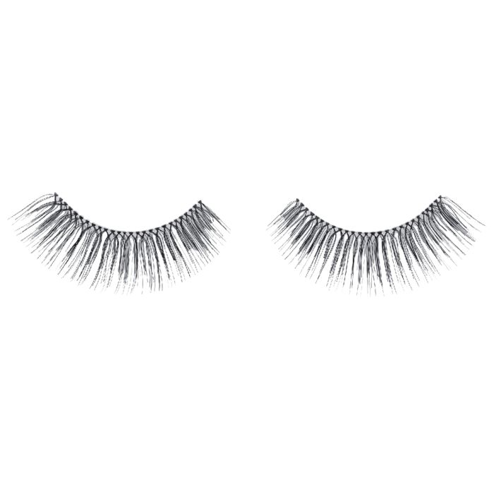 A single pair of Ardell Natural 105 showing its rounded lash style & staggered lengths 