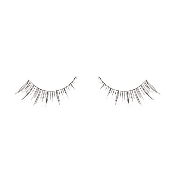 Pair of Ardell Curvy Lash 412 false lashes side by side featuring clustered lash fibers