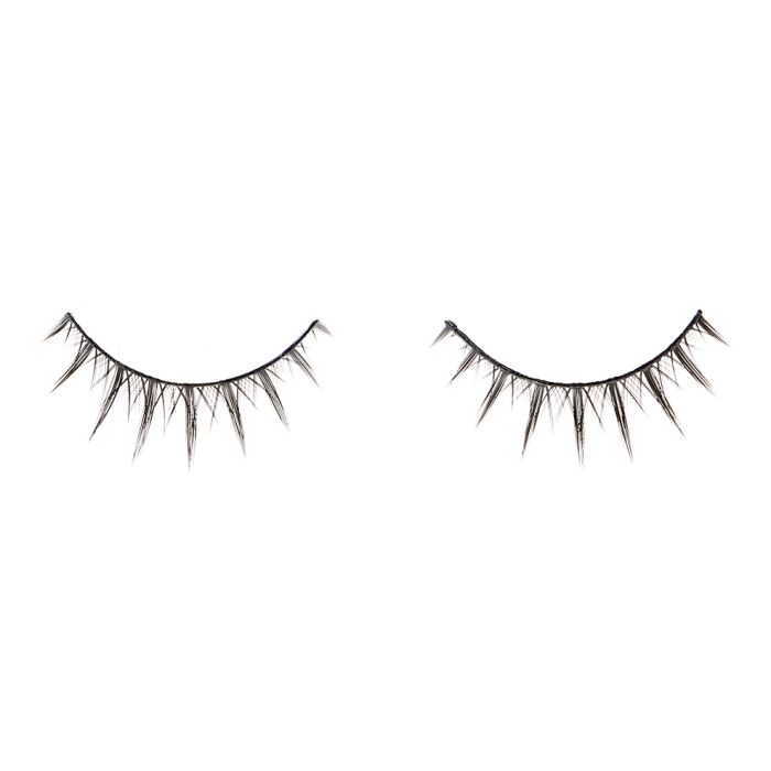 Pair of Ardell Spiky Lash 386 false lashes side by side featuring clustered lash fibers