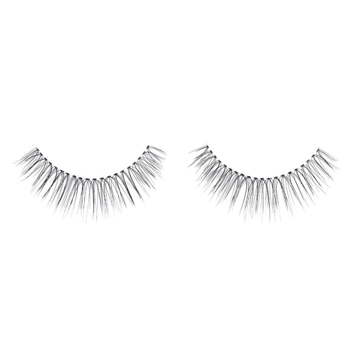 Pair of Ardell Soft Touch Natural Lashes 151 false lashes side by side with a rounded lash style for a wide-eyed effect