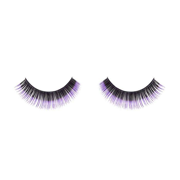 Pair of  Ardell Fright Night Bat Those Lashes Midnight Magic/Purple Ombre false lashes side by side
