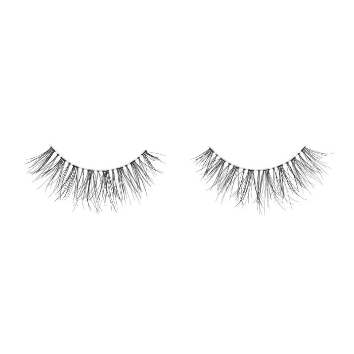 Pair of Ardell Naked Lash 425 false lashes side by side featuring soft and comfortable Invisiband lash band