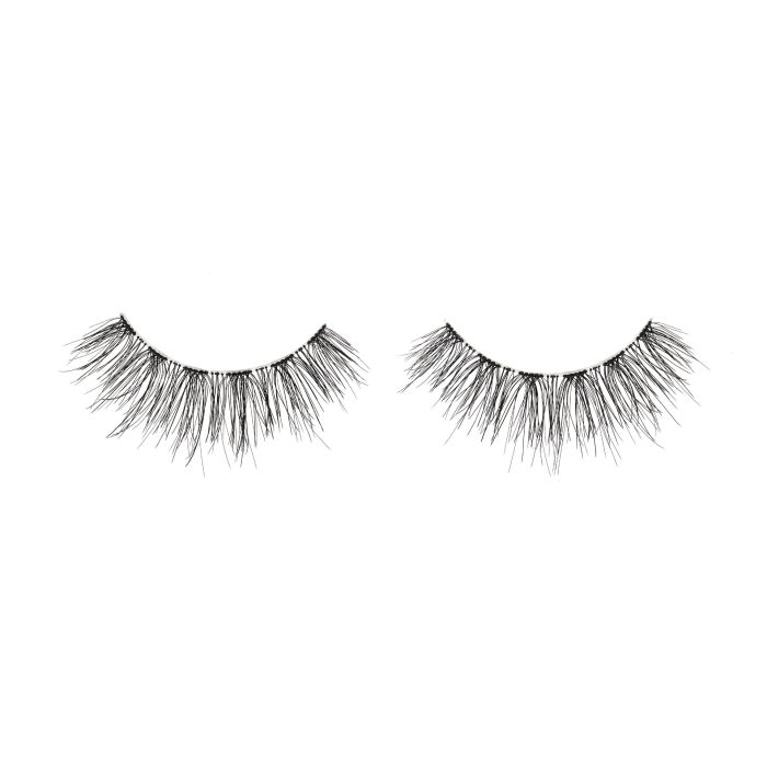 Pair of Ardell Naked Lash 429 false lashes side by side with a round silhouette for open bright-looking eyes