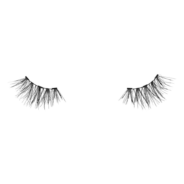 Pair of Ardell, Magnetic Lash Singles, Accent 002 upper false lashes side by side featuring tiny magnets & lash fibers