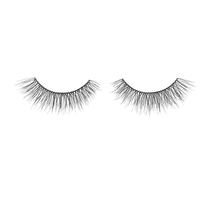 Pair of Ardell Naked Lash 423 false lashes side by side featuring wispy fanned-out lash fibers