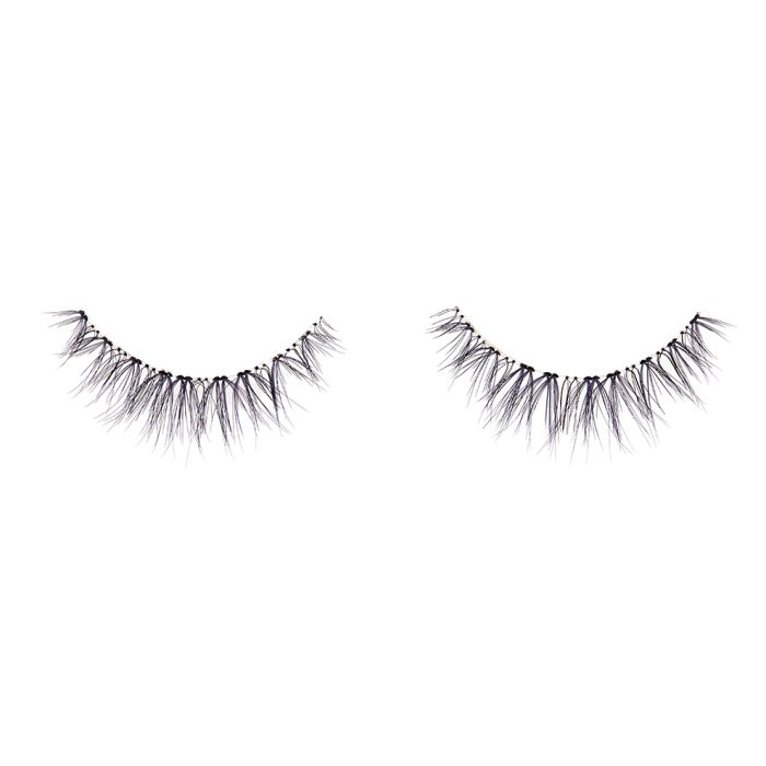 Pair of Ardell Natural 172 faux lashes side by side featuring clustered lash fibers