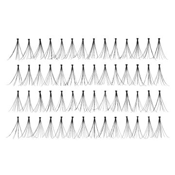 56 Ardell Duralash Flare - Long false lashes arranged in 4 rows of 14 individual lash clusters 