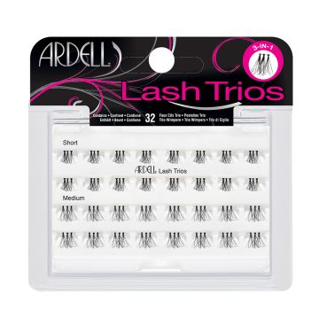 Front view of an Ardell Trios false lashes retail pack