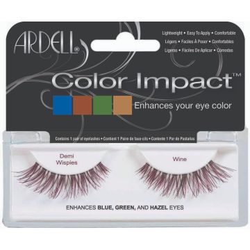 Ardell Color Impact Lash, Demi Wispies, Wine, 1 Pair