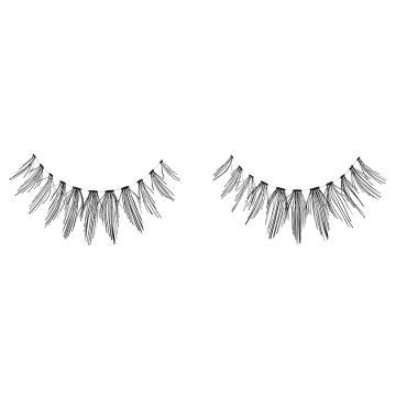 A single pair of Ardell SWispies Clusters 603 showing its uneven layered lash and its undetectable lash band