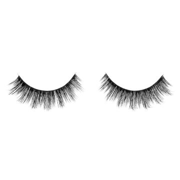 Pair of Ardell Faux Mink 810 false lashes side by side featuring clustered lash fibers