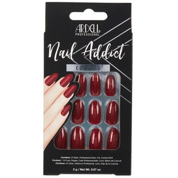 Ardell, Nail Addict Premium Artificial Nail Set, Sip of Wine