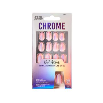 Front side of packaging for Ardell Nail Addict Chrome Orb