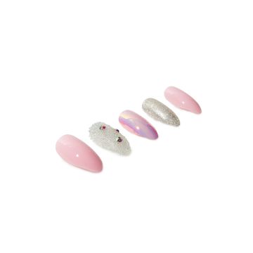 5-piece set of Ardell Nail Addict Pink Ice artificial nails