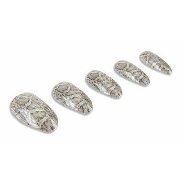 Set of Ardell Nail Addict Premium Nail Set, Grey Python artificial nails