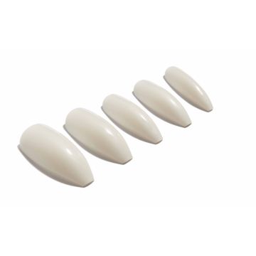 Set of Ardell Nail Addict in Natural Ballerina Long variant lay in 45-degree angle