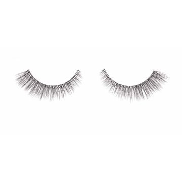 Pair of Ardell Lift Effect 741 flared false lashes side by side featuring its soft fine tapered upswept fibers