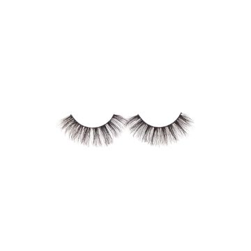 Ardell Eco Lashes 455 with medium volume & length, round shape isolated in white color background