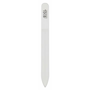 Front of Ardell Nail Addict Glass File lay in white color background