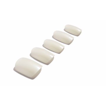 Set of Ardell Nail Addict Natural Squared Multipack place in a white colored background