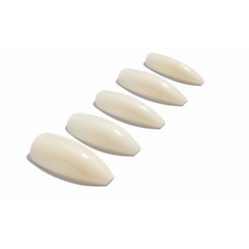 Set of Ardell Nail Addict Natural Ballerina Long Multipack lay in a slant position