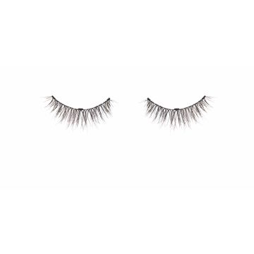 Ardell Naked Lashes 421 featuring its criss-cross layered  & mid-length lashes isolated in white color background