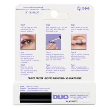 DUO® Rosewater & Biotin Striplash Adhesive, Clear, 5 g