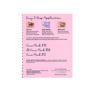 fauxmink I AM Confident Unique Gorgeous 3-Pair Lash Pack