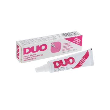 Ardell DUO Striplash Adhesive - Dark box and tube container laid horizontally side by side