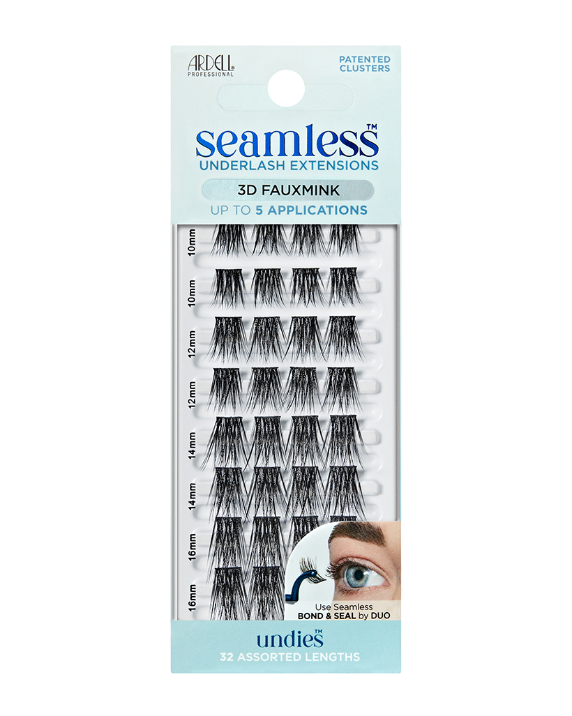 seamless underlash extension faux mink refill package